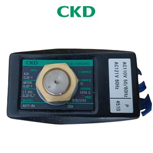 โซลินอยด์วาล์ว CKD ขนาด 1/4 นิ้ว แบบเชื่อมต่อโดยตรง สำหรับสื่อที่มีอุณหภูมิปกติ ควบคุมด้วยไดอะแฟรม - Product Image 4