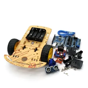 HAISEN STM32 telaio intelligente per auto che traccia il Kit di monitoraggio degli ostacoli ad ultrasuoni Kit di accessori Robot