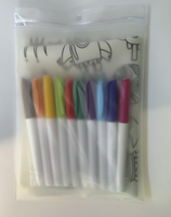 Stylo effaçable et lavable non toxique, 12 et 14 couleurs, logo personnalisé, sûr pour les enfants