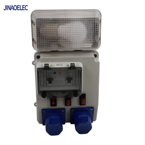 Jinao ngoài trời IP65 không thấm nước 3P + N + E 4 Chân ổ Cắm Công Nghiệp Hộp ổ cắm bảng phân phối di động có phích cắm - Product Image 6