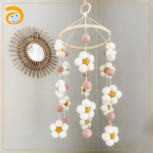 Thiết Kế Mới Cảm Thấy Di Động Handmade Bé Nôi Di Động Đồ Chơi EN-71 Bé Di Động Mềm Cảm Thấy Chất Liệu