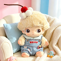Tenue de poupée en vinyle de 15 cm, série journal intime nouveau-né, OEM ODM personnalisée, salopette colorée pour Crybaby KT Labubu, costume de poupée mignon