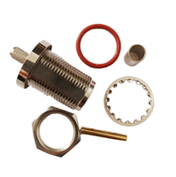 Conector de Cable Coaxial RG58 Tipo N Hembra Impermeable para Antena Eléctrica con Conexión por Crimpado