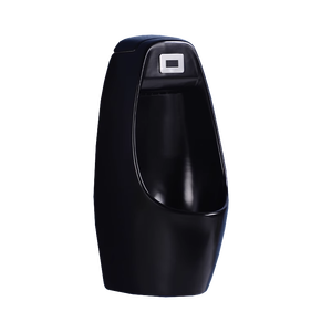Chaozhou articles sanitaires de haute qualité en céramique capteur automatique <span class=keywords><strong>urinoir</strong></span> <span class=keywords><strong>mat</strong></span> émaillé couleur noire <span class=keywords><strong>urinoir</strong></span> mural suspendu pour salle de bain - Product Image 1