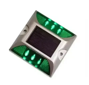 <span class=keywords><strong>Reflector</strong></span> de Marcador de Entrada de Vehículos, Tachuela de Carretera de Alta Visibilidad, Tachuelas Solares LED para Carreteras Exteriores - Product Image 5