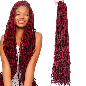 Venta al por mayor suave diosa larga Faux Locs soporte Etiqueta Privada sintético Gypsy Crochet Locs extensión - Product Image 1