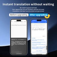Traducteur vocal IA T1 en temps réel pour 152 langues, traduction bidirectionnelle vocale/texte/photo en ligne/hors ligne pour les voyages, les affaires et l'apprentissage