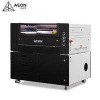 Machine de découpe laser CO2 CNC Aeon 9060 Ruida 80W-150W, nouvelle génération, AI/DST, pour bois, cuir, pierre, haute précision, prise en charge DXF