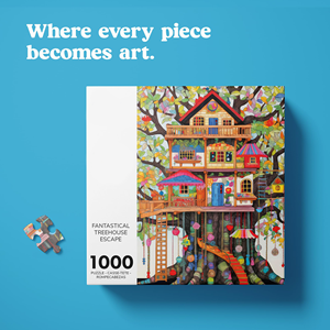 <span class=keywords><strong>Puzzle</strong></span> da 1000 Pezzi per Adulti: Fantastica Fuga dalla Casetta sull'Albero, <span class=keywords><strong>Puzzle</strong></span> Colorato e Originale da 1000 Pezzi - Product Image 2