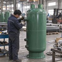 Réservoir de réception de liquide personnalisé conforme à la norme ASME, réservoir sous pression pour compresseur de réfrigération marine