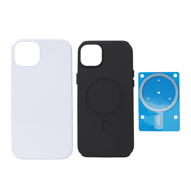 2 in 1 Sublimation Coated Magnetic Phone Case Blank Custom Matte Glossy 3D Sublimation Phone Case Sublimation Blanks