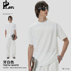 Camiseta Deportiva de Secado Rápido, Cuello Redondo, Manga Corta, Fresca, Transpirable, Versátil, con Bloques de Color y Costuras en Poliéster - Product Image 3