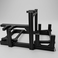 Meilleur Prix – Cadre de simulateur de jeu en profilés aluminium 4080 sur mesure, style simple, siège de course, simulateur de cockpit de conduite à mouvement complet