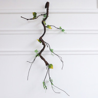 Vigne artificielle flexible pour reptiles, branche pliable, vigne jungle, grimpeur, jungle, forêt, branche pliable, décoration de terrarium, cage, habitat pour animaux de compagnie