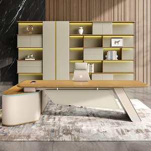 Escritorio Ejecutivo Minimalista Moderno de MFC, Mesa Convertible para Jefe, Mesa para Presidente/Gerente, Escritorio de Oficina de Lujo - Product Image 1