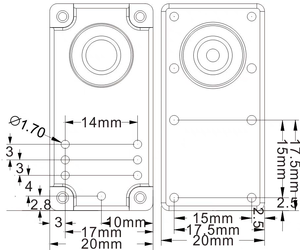 Motor Original JX RD-5622MG-180 22kg.cm 180/300 Grados de Alta Calidad con Engranaje Metálico Digital, Conector JR, Ranura de 25T - Product Image 6