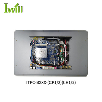 PC industriel sans ventilateur de 15 pouces avec écran tactile capacitif, support de montage VESA, ordinateur embarqué I5 en stock