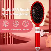 Coffret Cadeau Complet de Soins Capillaires Wisteria, Sèche-Cheveux Portable, Peigne à Coussin d'Air en Plastique ABS, Masseur de Cuir Chevelu, Salon de Beauté de Luxe