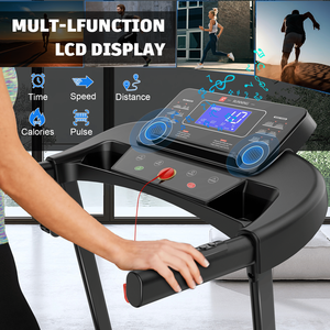 2.5 Folding Home with 12 Presets 7.5 Mph Range LED Display Black - Product Image 4
