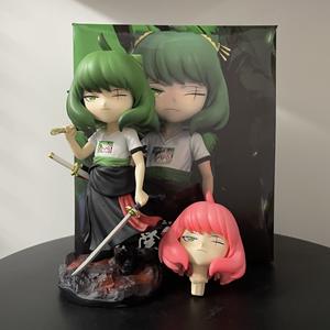 18CM <span class=keywords><strong>Manga</strong></span> Figurine Statue Deux Têtes <span class=keywords><strong>SPY</strong></span> <span class=keywords><strong>FAMILY</strong></span> Anya Forger Cos Roronoa Zoro Figura PVC <span class=keywords><strong>Anime</strong></span> Figure Jouets Cadeau pour Adultes - Product Image 1
