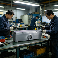 Diffuseur linéaire en aluminium avec boîtier isolé, grille de ventilation CVC pour l'alimentation en air froid