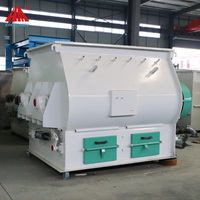 Penjualan Langsung Pabrik Mixer Horizontal Paddle Kustom Efisiensi Tinggi untuk Mortar Bubuk Kering dengan Poros Ganda