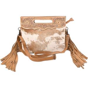 Sac à main bandoulière en cuir de vachette véritable pour femme, avec sangle réglable et amovible, sac élégant à porter à l'épaule pour un usage quotidien - Product Image 1