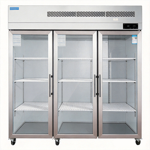 Refrigerador/Congelador Vertical Comercial sin Escarcha de 3 Puertas con Pantalla Digital de Vidrio para Supermercados - Product Image 3
