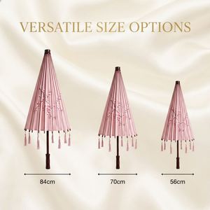 Nuevo Paraguas Decorativo de Seda con Varios Diseños para Bodas y Fiestas, Venta al Por Mayor - Product Image 3