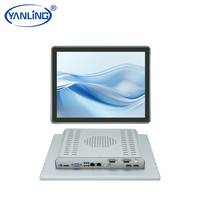 PC Panel Industri Sentuh Kapasitif Tanpa Kipas Laminasi Penuh 15 " Intel I5-4300U HD-MI 2 COM RS232/485 untuk Papan Menu Digital
