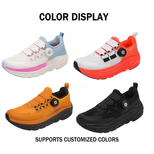 Unisex Wide-Last Rotating Buckle Outdoor Hiking Autumn-Winter Easy On/Off Thick-Soled <b>Shock</b>-<b>Absorbing</b> Non-Slip Shoes - Product Image 2