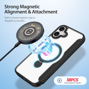 Custodia Portafoglio in Pelle <span class=keywords><strong>DUX</strong></span> DUCIS con Supporto Magnetico per iPhone Air 17 16 Pro Max S25 S24 Ultra, Protezione RFID e Slot per Carte - Product Image 3