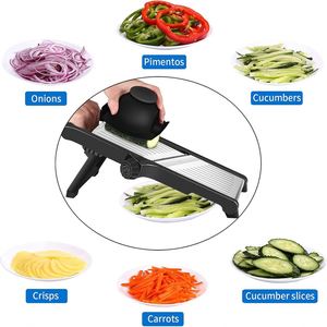 Cortador de Verduras Manual para Cocina, Mandolina para Verduras con Guantes de Seguridad - Product Image 6
