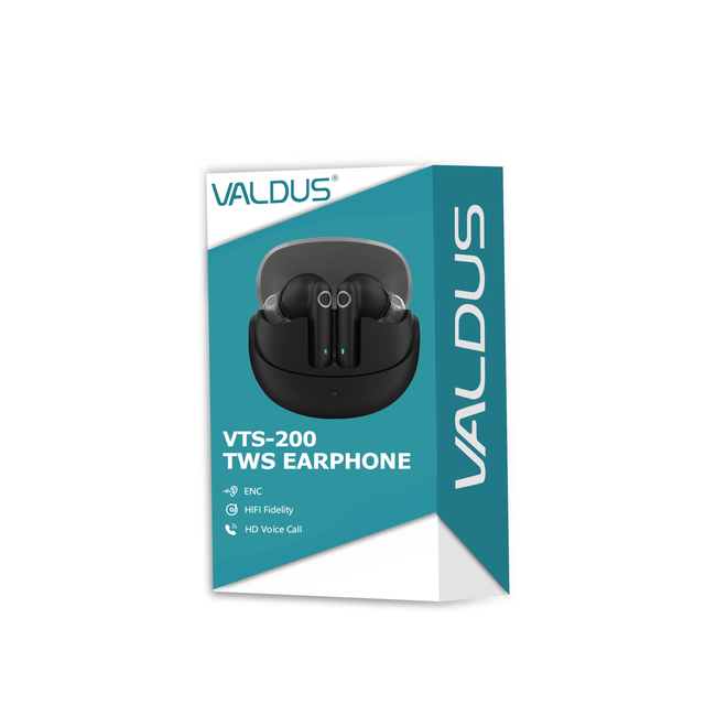 VALDUS 2025 Trending New True Wireless Stereo VTS-200 TWS Headphones BT 5.4 Wireless Earbuds Gaming In-Ear Headphones