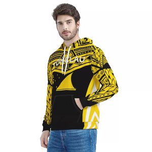 Tokelau sweat à capuche impression 3D Samoa polynésien Tribal <span class=keywords><strong>Totem</strong></span> Logo personnalisé hommes sweat à capuche sweat à manches longues pull à capuche en gros - Product Image 2