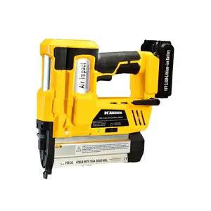 Electric 20V Cordless Brad Nailer and 18 Gauge Nail Gun/Stapler Gun Battery Powered for Furniture Woodworking