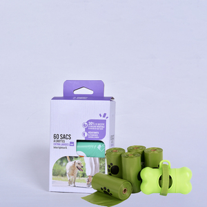 Özel Logo toprak dostu biyobozunur Pet Poo kılıf çanta çevre dostu Compostable Pe plastik Doggy köpek Poo Poop atık Poop çanta - Product Image 5