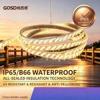 Bande lumineuse LED haute tension 220V, barre lumineuse 5 rangées, 320 LED, extérieur IP20, ABS SMD Ra80, 50000 heures, pour tunnels, ponts et projets d'ingénierie