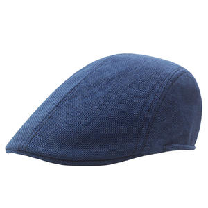 Cappellini da strillone in cotone autunno inverno berretto da uomo in corno retrò tinta unita con visiera cappello in avanti per gli uomini di protezione Elasticity <span class=keywords><strong>Peaky</strong></span> Blinder - Product Image 3