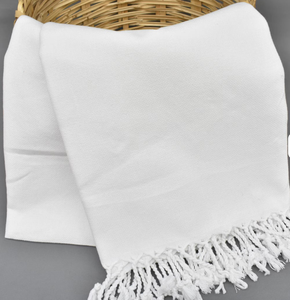 Telo Mare Turco Extra Large Personalizzabile con LOGO, 100% Cotone Tinta Unita, Peshtemal con Nappe, Pre-lavato, Anti-sabbia - Product Image 6