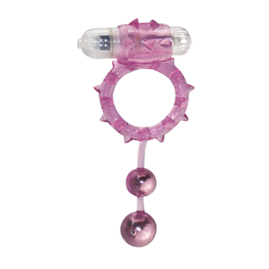 Anneau vibrant pour pénis Ball Banger, design à 2 billes, vibration ON/OFF, prolonge l'éjaculation, soutient l'érection, jouet de plaisir masculin, aphrodisiaque - Product Image 4