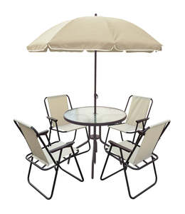 Ortable IGN eSign 6-Piece et amamping able arararoffee ututdoor able nd hair Set ITH unshade - Product Image 5