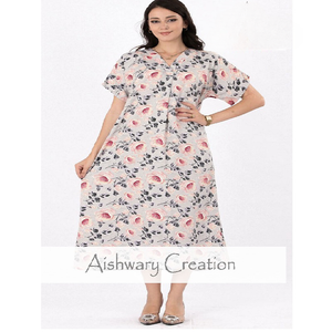 Robe midi décontractée 100 % coton pour femme, style Maillard, col smock, pour l'été, idéale pour les fêtes, vente en gros OEM - Product Image 1