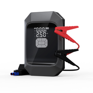 Démarreur <span class=keywords><strong>de</strong></span> voiture 12V 4 en 1 avec compresseur d'air, démarreur portable, booster <span class=keywords><strong>de</strong></span> batterie avec pompe à air, démarreur pour voitures et camions - Product Image 1