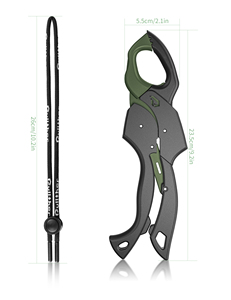 Pinza para Peces de Nylon y Fibra de Vidrio de 9.2 Pulgadas con Cordón Antipérdida, Herramienta de Pesca en Agua Salada, Logotipo y Caja Personalizados, Venta al Por Mayor de Fábrica - Product Image 2