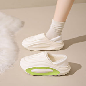 Pantofole Casual da <span class=keywords><strong>Uomo</strong></span> Impermeabili con Tomaia in EVA, Tallone Chiuso, Suola Spessa, Leggere, Calde con Fodera in Cotone, Morbide per Interni <span class=keywords><strong>Invernali</strong></span> - Product Image 4