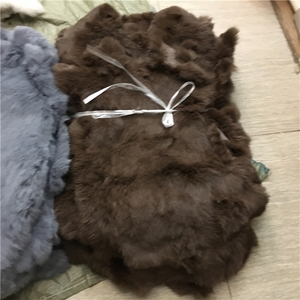 Piel de conejo <span class=keywords><strong>chinchilla</strong></span> gris de Shandong, China, teñida para prendas de vestir, piel de conejo <span class=keywords><strong>chinchilla</strong></span> gris - Product Image 5