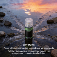 Sprays capillaires polyvalents aux ingrédients entièrement naturels, enrichis aux huiles essentielles, pour une tenue lisse et une meilleure adhérence des cheveux.