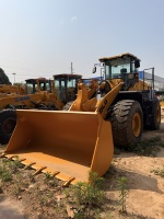 Chargeuse sur pneus SDLG L956F d'occasion en bon état, 5 tonnes, chargeuse frontale d'occasion pour la construction et l'exploitation minière