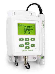 Testeur de <span class=keywords><strong>pH</strong></span>/EC/TDS de paillasse HI981420 Hanna, multi-paramètres pour l'eau avec écran LCD, construction en plastique pour usage en laboratoire - Product Image 2